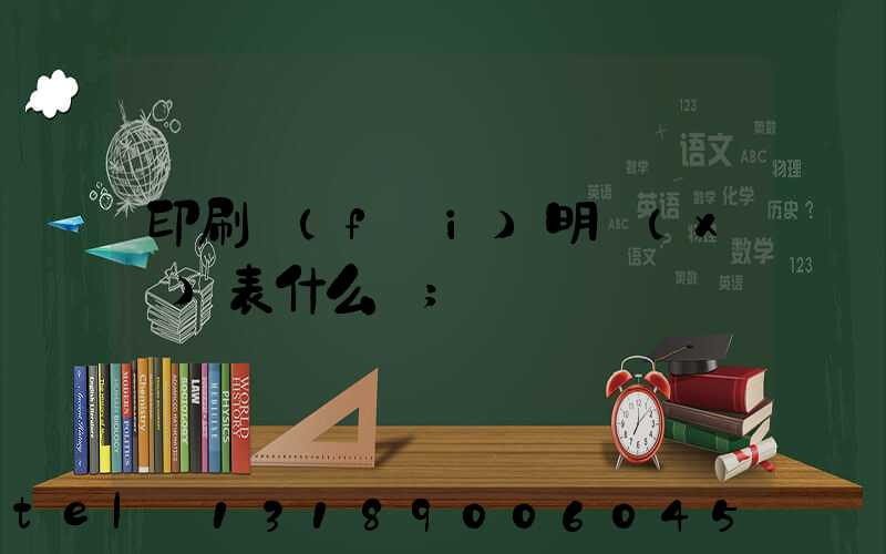 印刷費(fèi)明細(xì)表什么樣