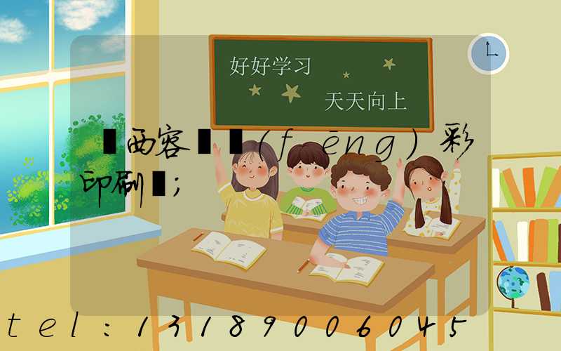 廣西容縣風(fēng)彩印刷廠