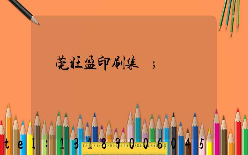 東莞旺盈印刷集團