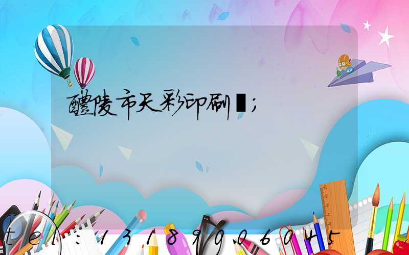 醴陵市天彩印刷廠